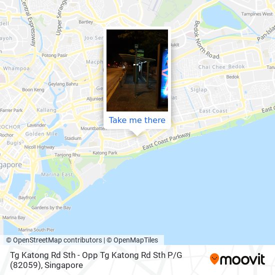 Tg Katong Rd Sth - Opp Tg Katong Rd Sth P / G (82059)地图