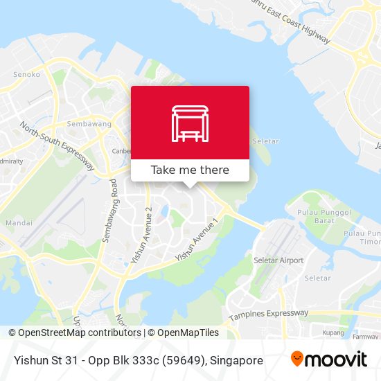 Yishun St 31 - Opp Blk 333c (59649) map