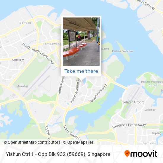 Yishun Ctrl 1 - Opp Blk 932 (59669)地图