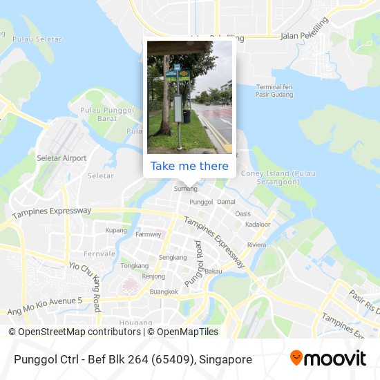 Punggol Ctrl - Bef Blk 264 (65409)地图