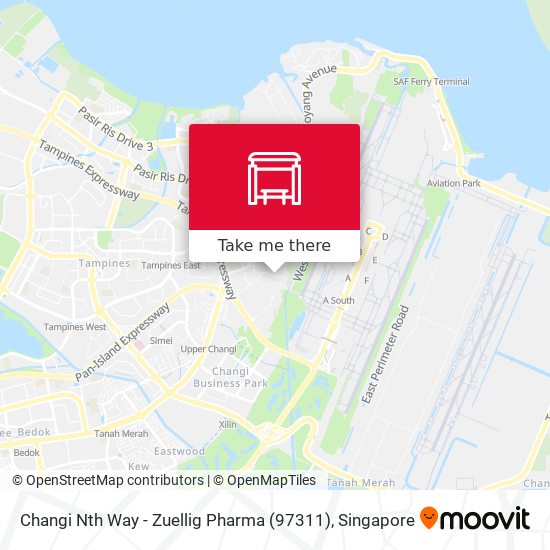 Changi Nth Way - Zuellig Pharma (97311) map
