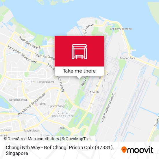 Changi Nth Way - Bef Changi Prison Cplx (97331) map