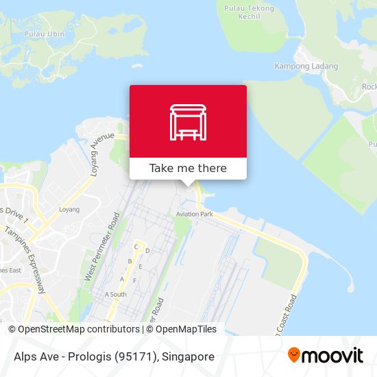 Alps Ave - Prologis (95171) map