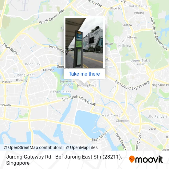 Jurong Gateway Rd - Bef Jurong East Stn (28211)地图