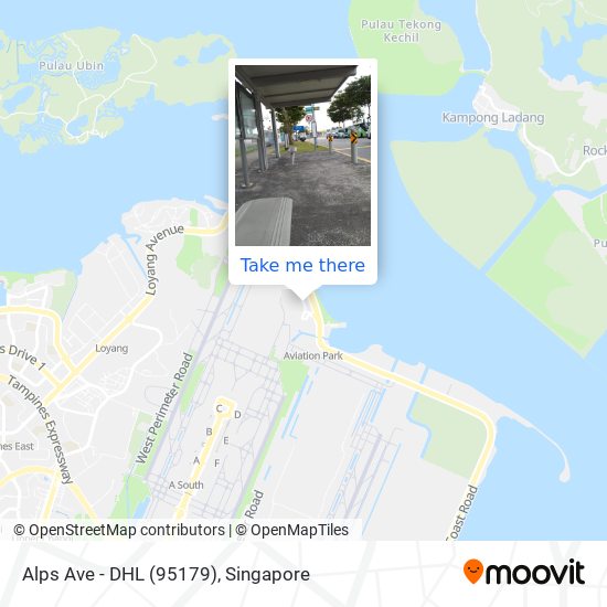 Alps Ave - DHL (95179) map