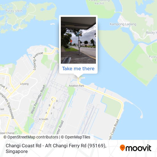 Changi Coast Rd - Aft Changi Ferry Rd (95169)地图