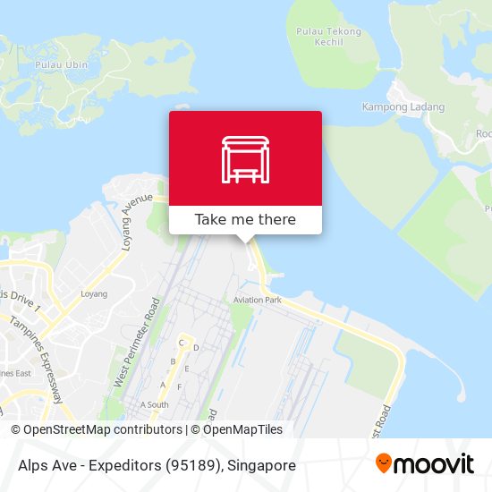 Alps Ave - Expeditors (95189) map