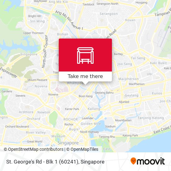 St. George's Rd - Blk 1 (60241) map