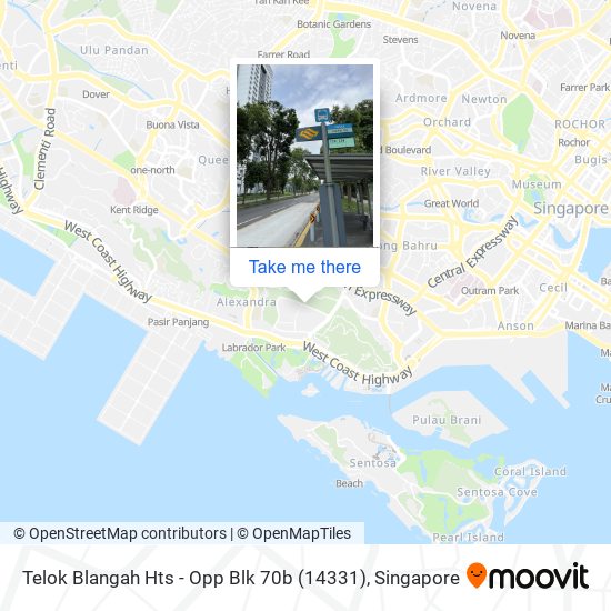 Telok Blangah Hts - Opp Blk 70b (14331) map