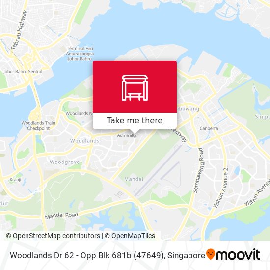 Woodlands Dr 62 - Opp Blk 681b (47649)地图