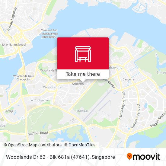 Woodlands Dr 62 - Blk 681a (47641) map