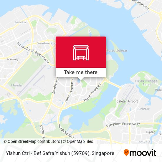 Yishun Ctrl - Bef Safra Yishun (59709)地图