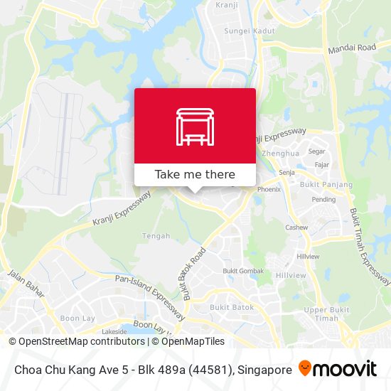 Choa Chu Kang Ave 5 - Blk 489a (44581)地图