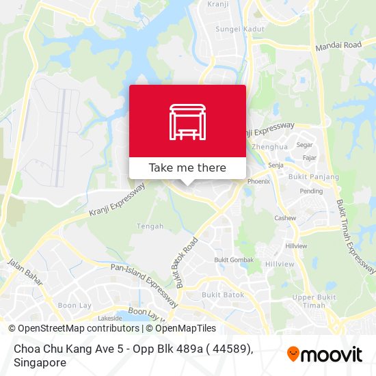 Choa Chu Kang Ave 5 - Opp Blk 489a ( 44589) map
