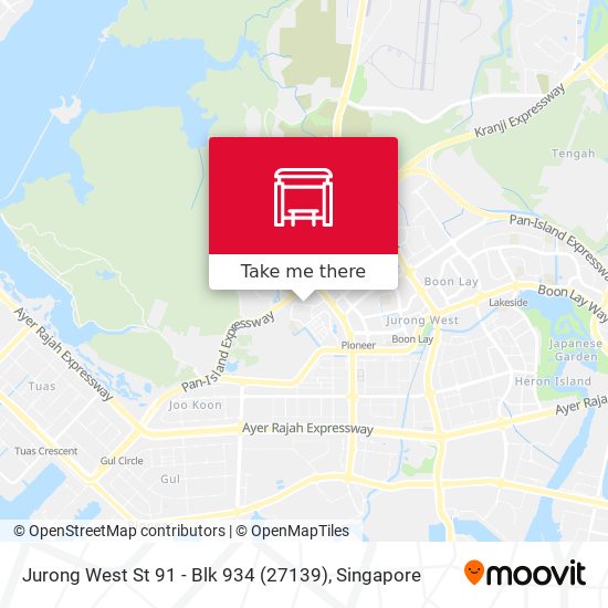 Jurong West St 91 - Blk 934 (27139) map