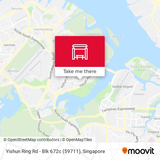 Yishun Ring Rd - Blk 672c (59711)地图