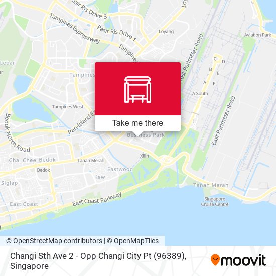 Changi Sth Ave 2 - Opp Changi City Pt (96389) map