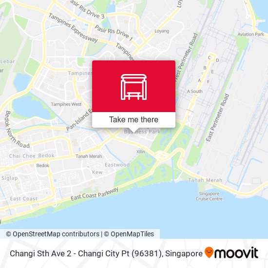 Changi Sth Ave 2 - Changi City Pt (96381) map