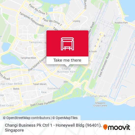 Changi Business Pk Ctrl 1 - Honeywell Bldg (96401) map