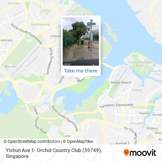 Yishun Ave 1- Orchid Country Club (59749) map