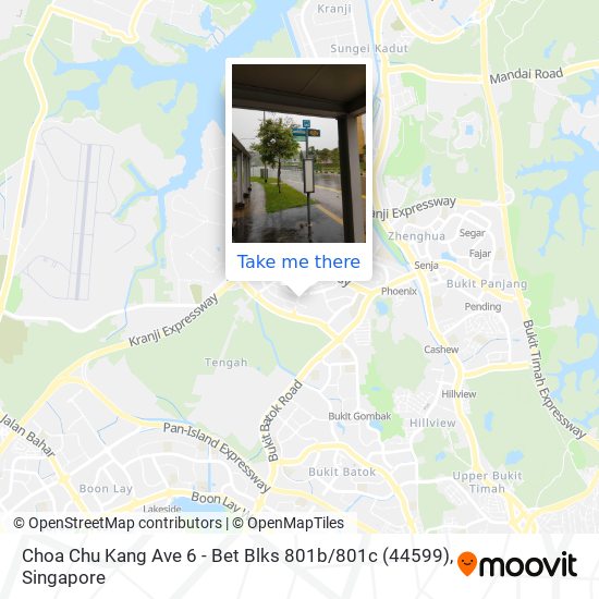 Choa Chu Kang Ave 6 - Bet Blks 801b / 801c (44599) map