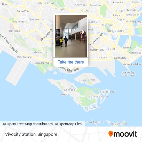 Vivocity Station map