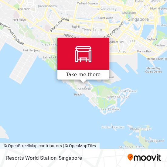 Resorts World Station map