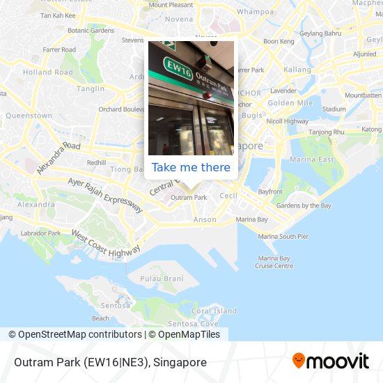 Outram Park (EW16|NE3) map