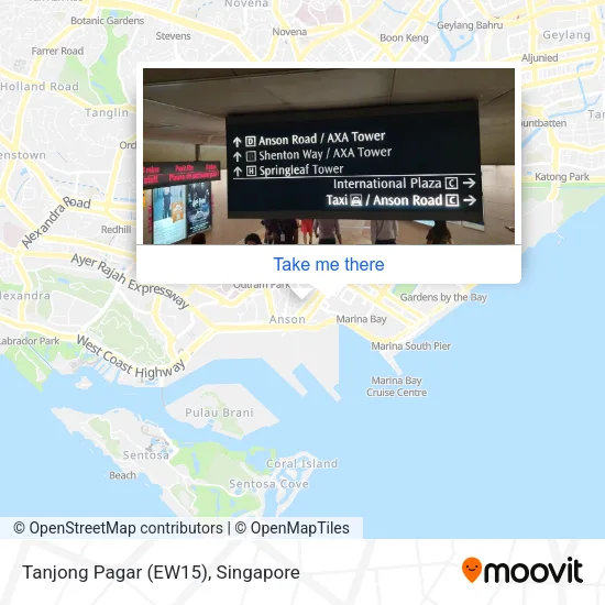 Tanjong Pagar (EW15)地图