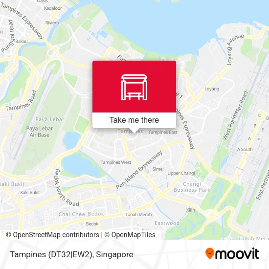 Tampines (DT32|EW2)地图