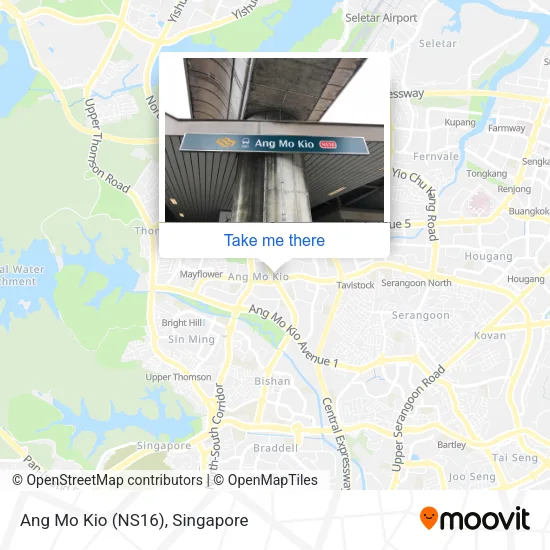 Ang Mo Kio (NS16)地图