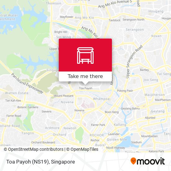 Toa Payoh (NS19) map