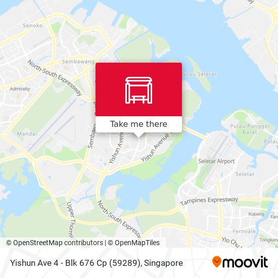 Yishun Ave 4 - Blk 676 Cp (59289)地图