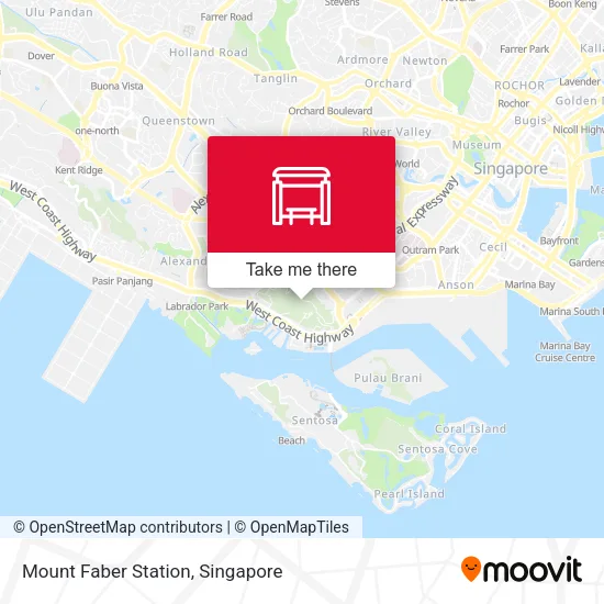 Mount Faber Station地图