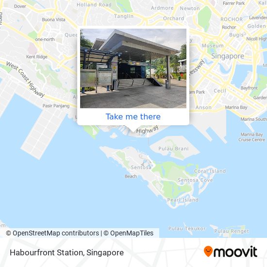 Habourfront Station map