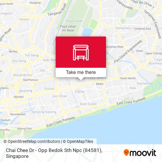 Chai Chee Dr - Opp Bedok Sth Npc (84581) map