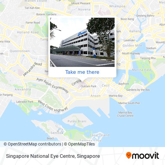 Singapore National Eye Centre map