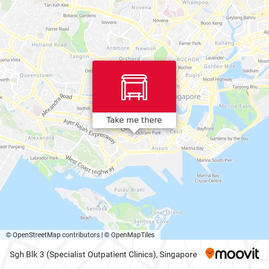 Sgh Blk 3 (Specialist Outpatient Clinics) map