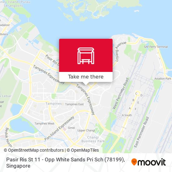 Pasir Ris St 11 - Opp White Sands Pri Sch (78199) map