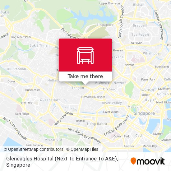 Gleneagles Hospital (Next To Entrance To A&E)地图