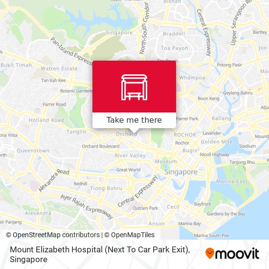 Mount Elizabeth Hospital (Next To Car Park Exit) map