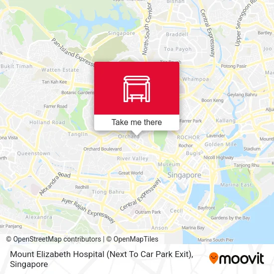 Mount Elizabeth Hospital (Next To Car Park Exit)地图