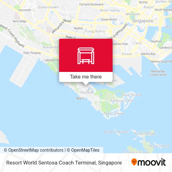 Resort World Sentosa Coach Terminal map
