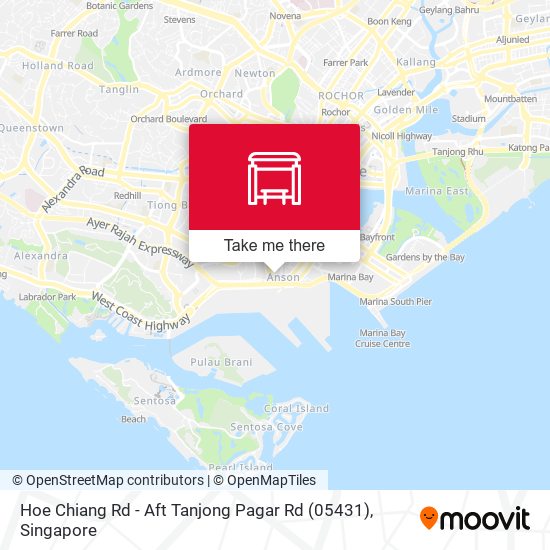Hoe Chiang Rd - Aft Tanjong Pagar Rd (05431) map