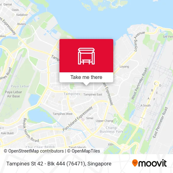 Tampines St 42 - Blk 444 (76471)地图