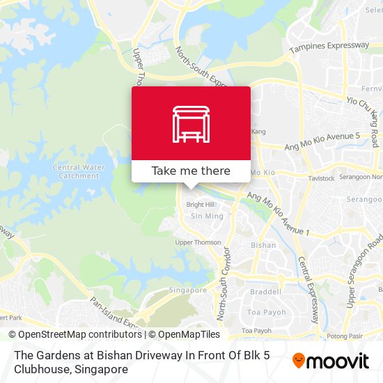 The Gardens at Bishan Driveway In Front Of Blk 5 Clubhouse map