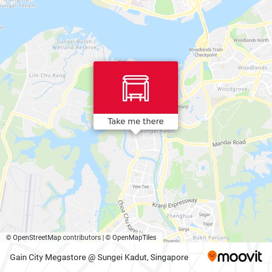 Gain City Megastore @ Sungei Kadut map