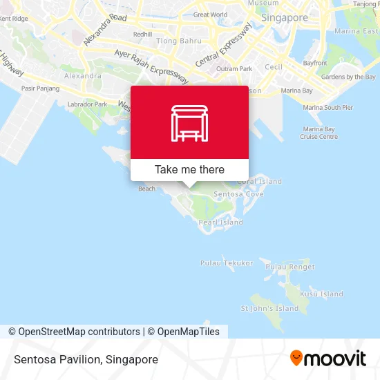 Sentosa Pavilion map
