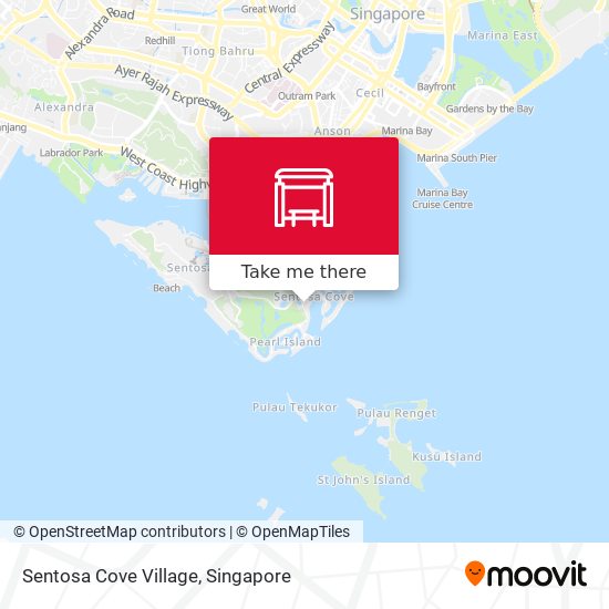 Sentosa Cove Village map