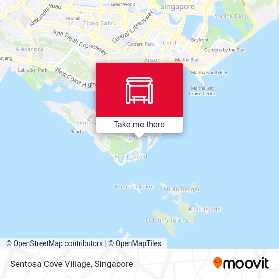 Sentosa Cove Village地图